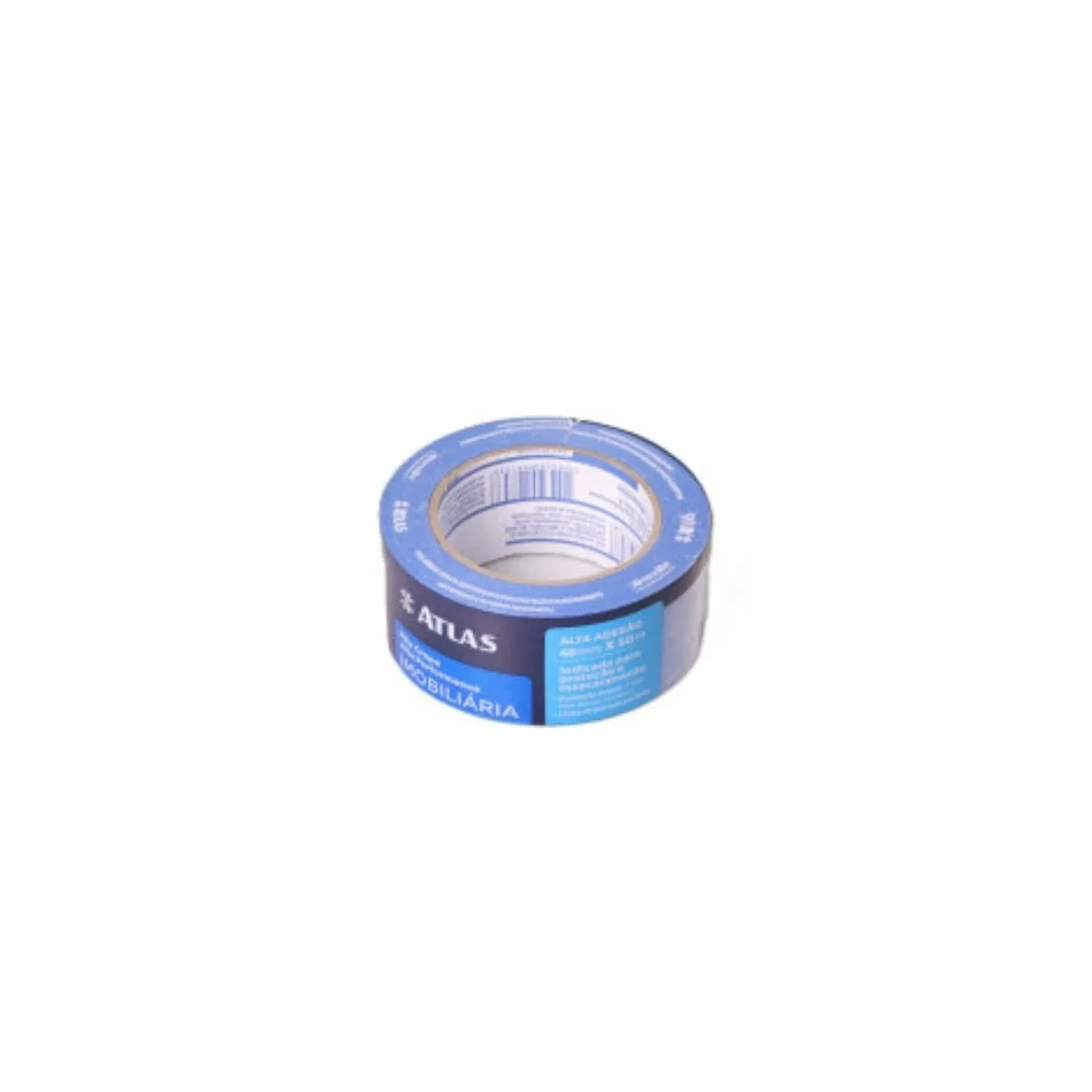 Fita Crepe Azul Imobiliaria Atlas 24mmx50m