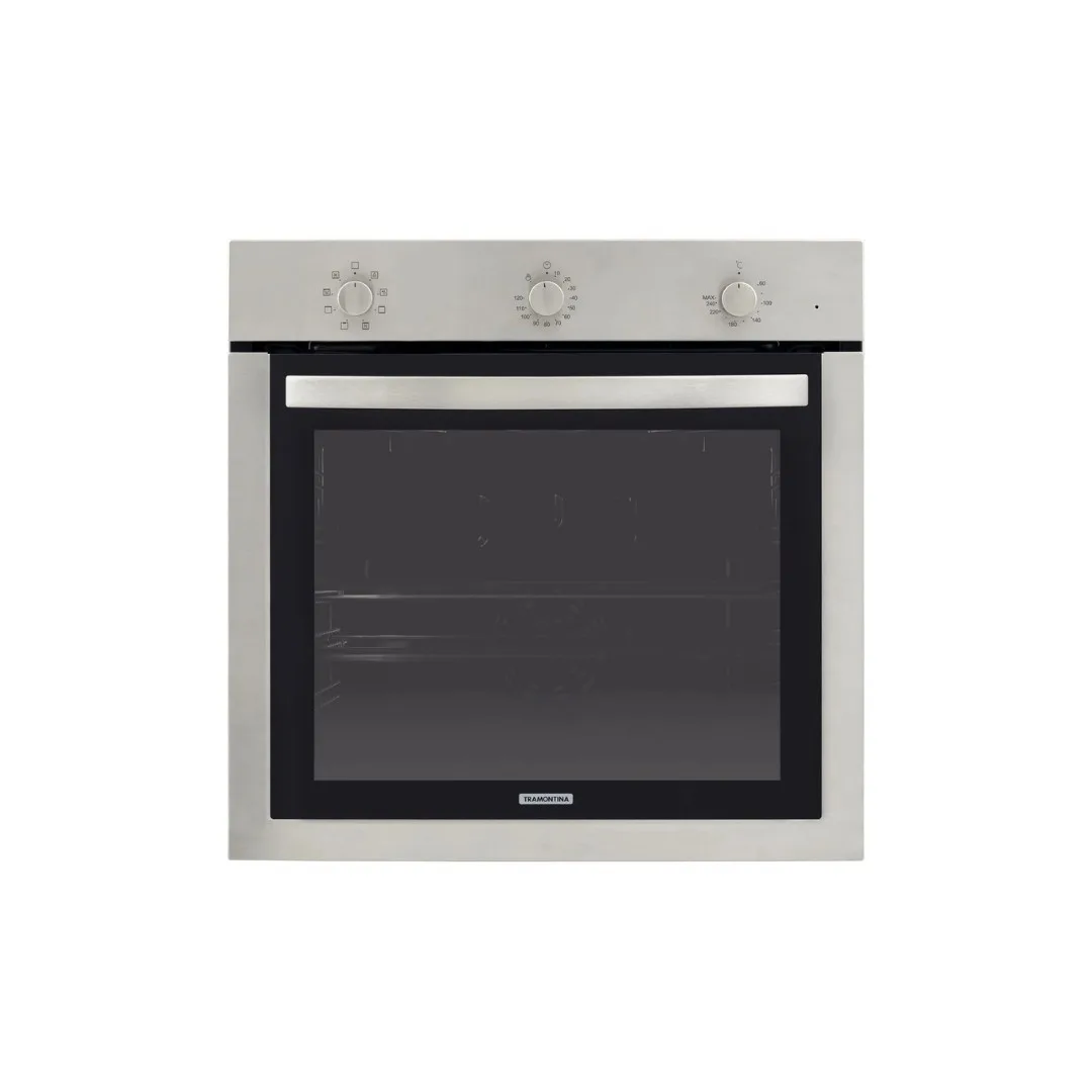 Forno Elétrico Tramontina de Embutir Inox Cook em Aço Inox 73 L 7 FunçÔes