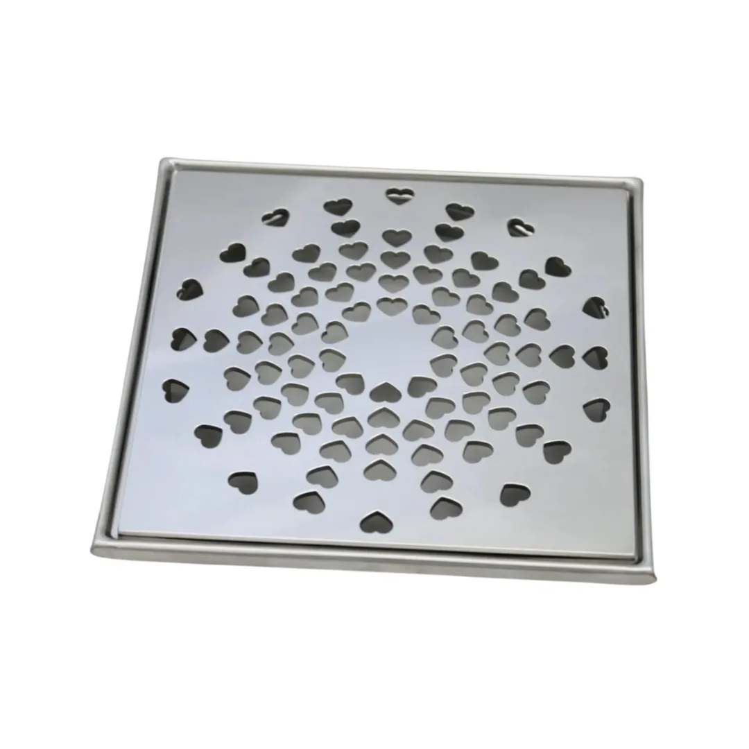 Grelha Coração Invinox 15x15 Inox sem Base