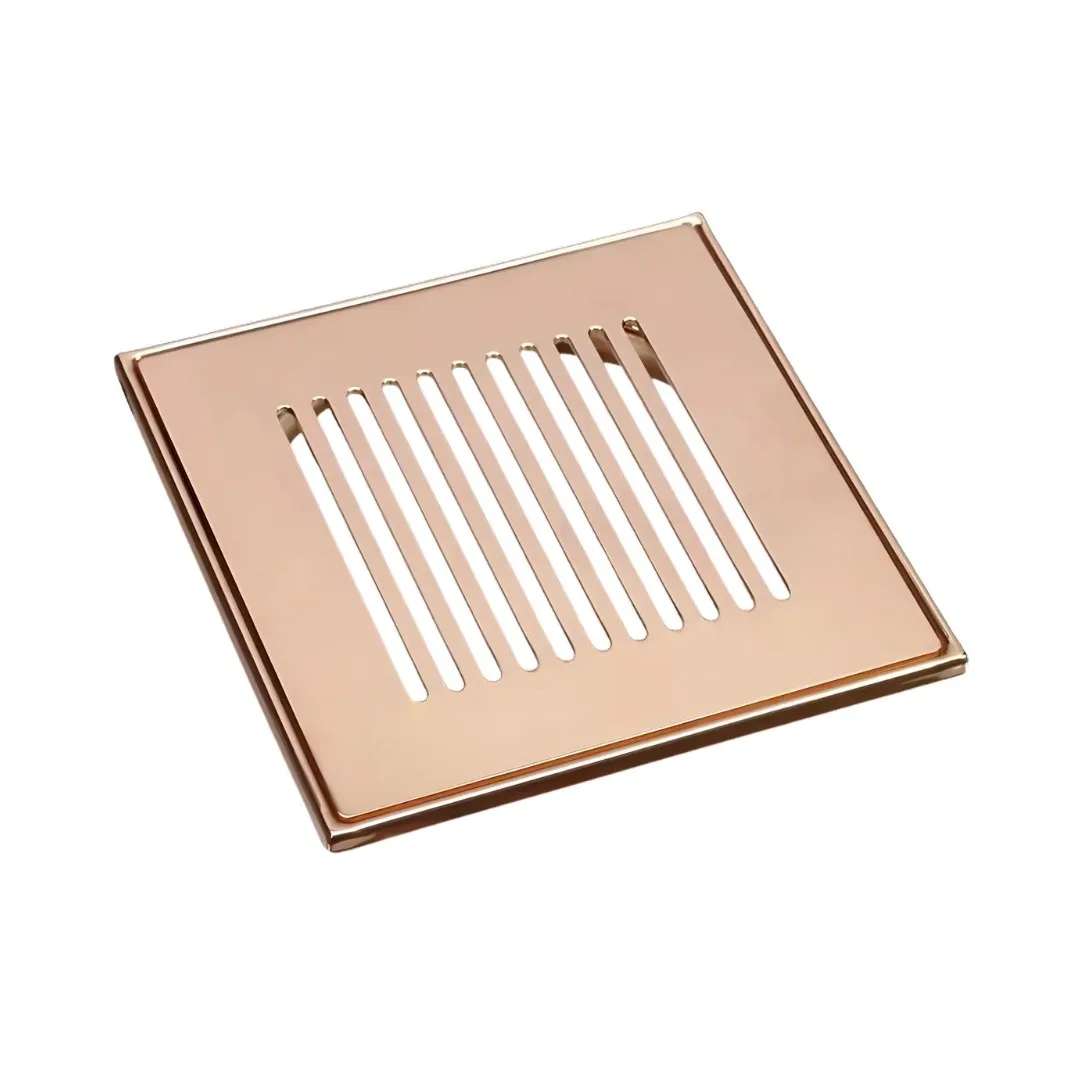Grelha Invinox 15x15 Gold Matte 5006/1 Listras C/base