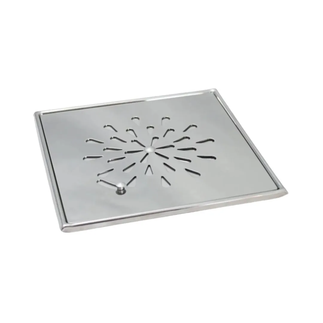 Grelha Gotas Invinox Abre e Fecha 15x15 Inox sem Base