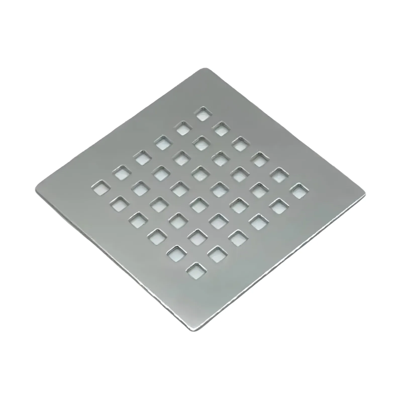 Grelha Quadrada S/Base 9,4x9,4 Inox Invinox 4008/1