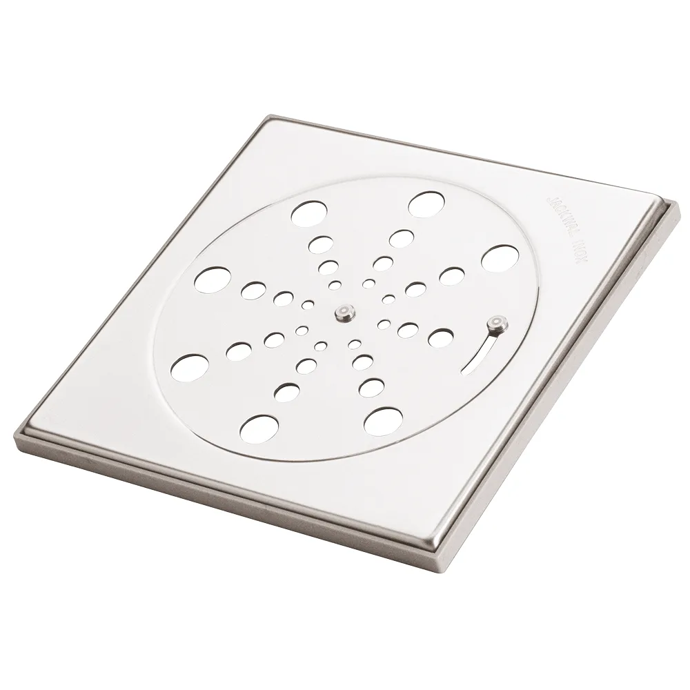 Grelha Jackwal 15x15 Cromado Quadrada com Fecho