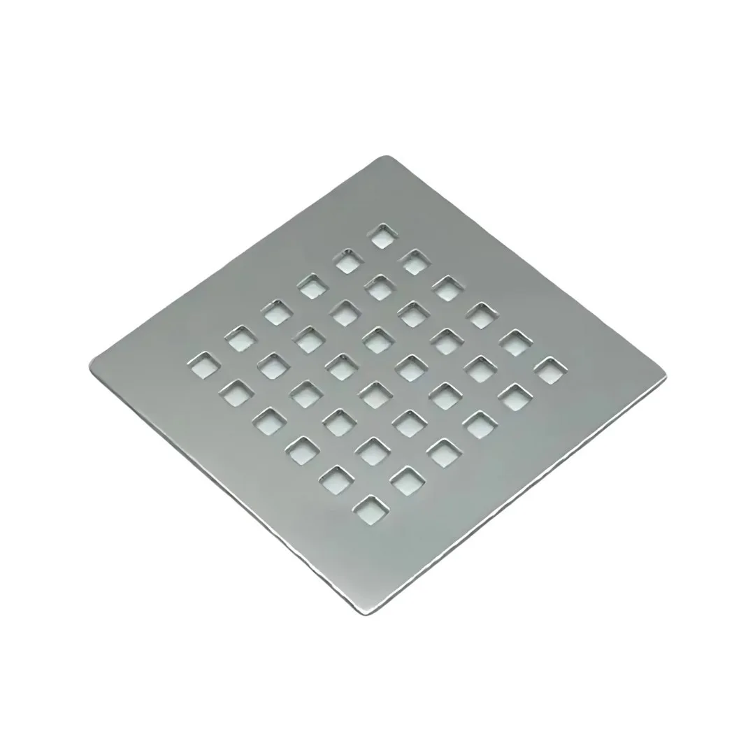 Grelha Quadrado Reto Invinox 10x10 Inox sem Base