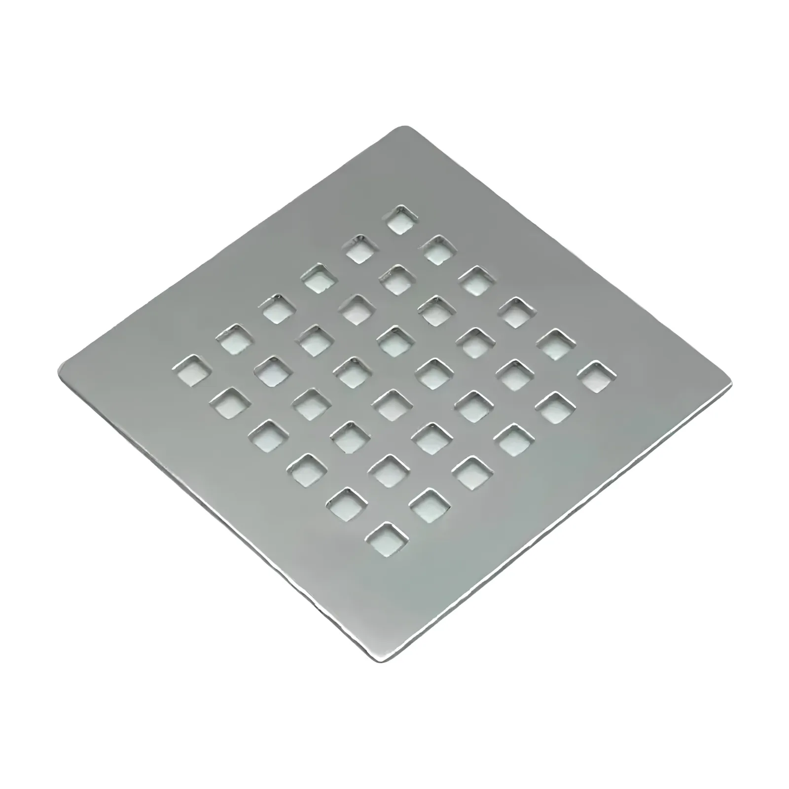 Grelha Reto Quadrado S/Base 10x10 Inox Invinox 4008/1
