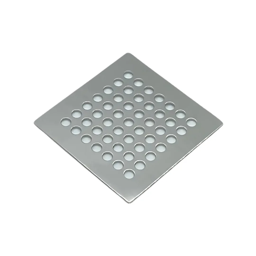 Grelha Redondo Reto Invinox 10x10 Inox sem Base