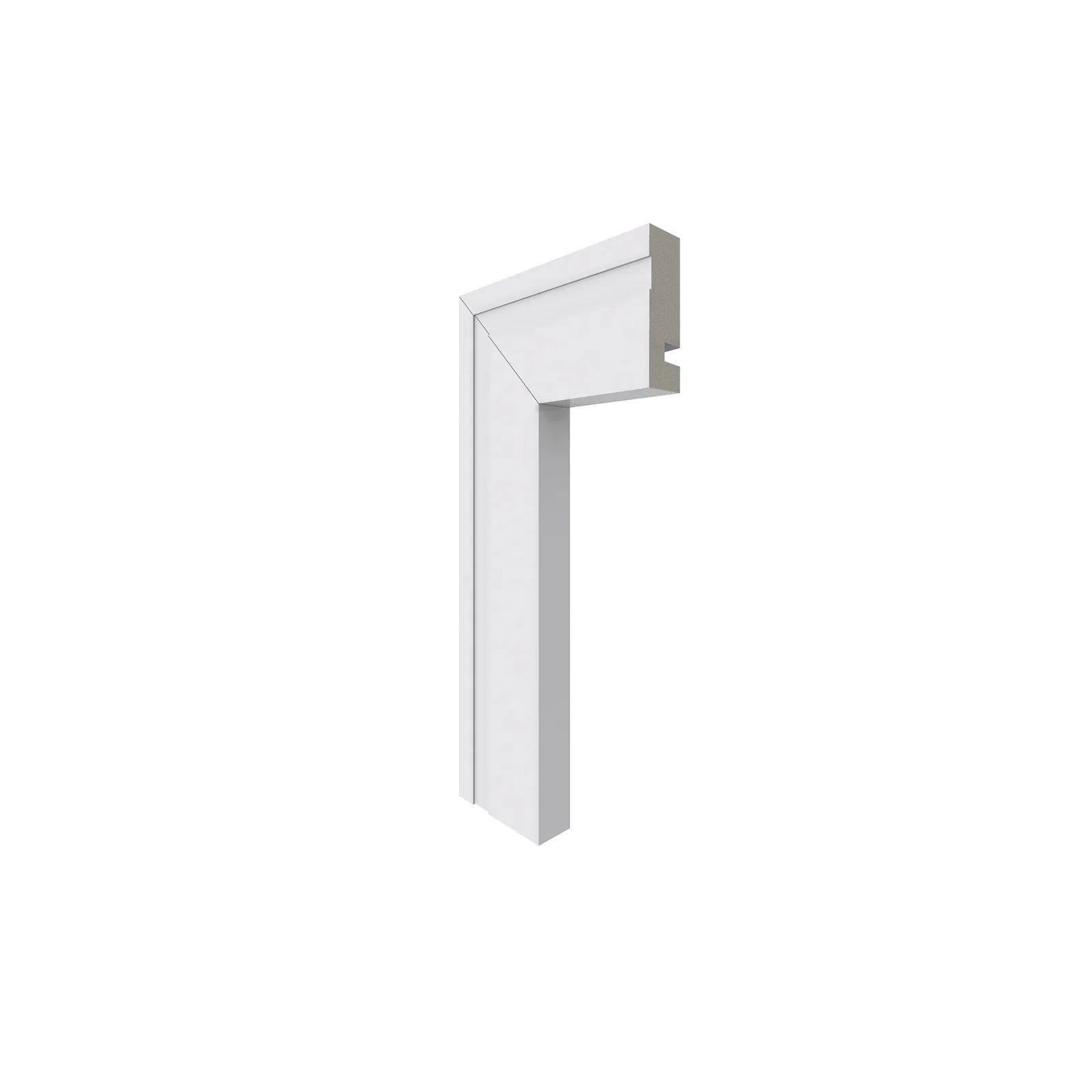 Guarnicao Santa Luzia Poliestireno 5cm 455 Cx/33,60ml Branco