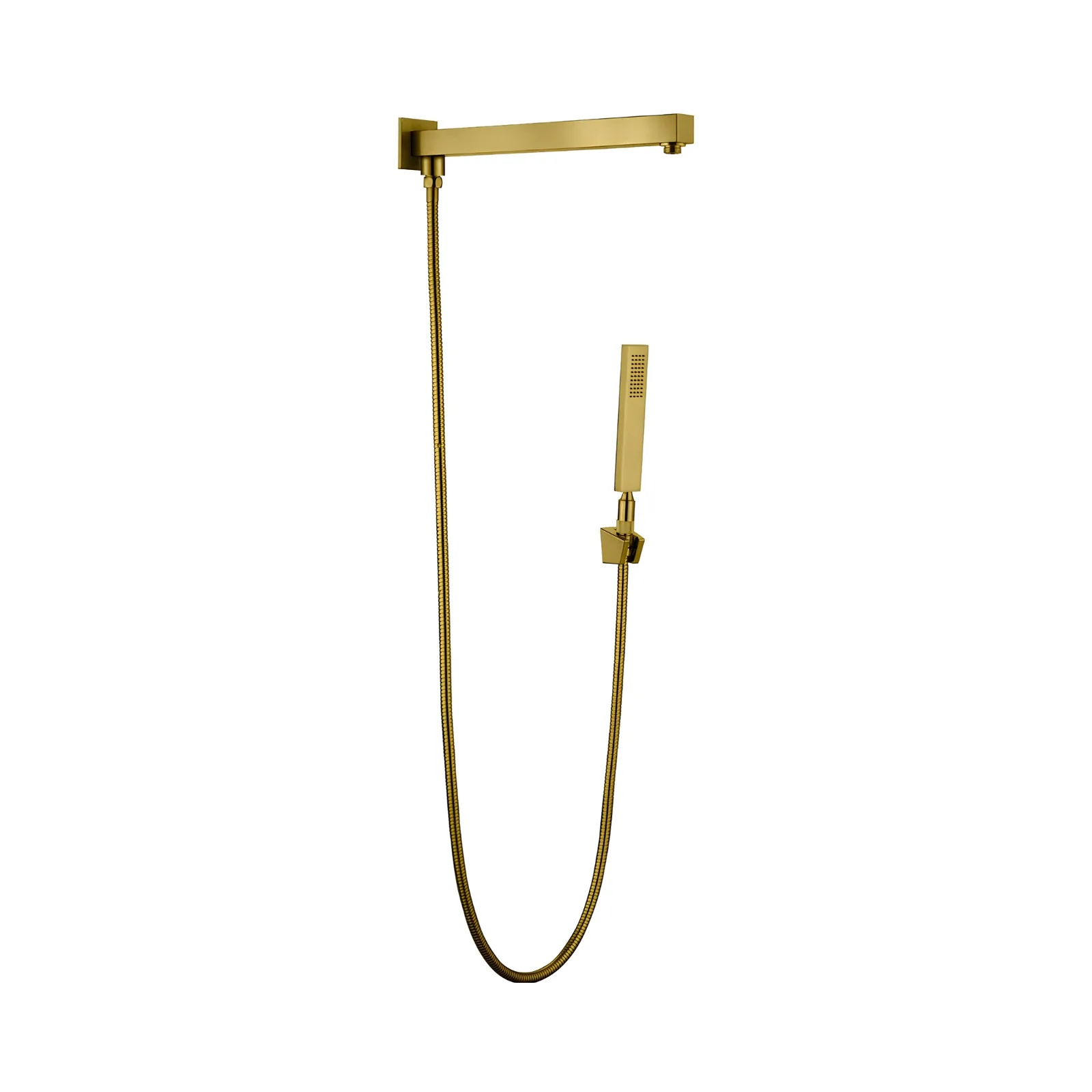 Conjunto Haste de Parede C/Desviador e Ducha Ouro Escovado Lexxa Bagno LX21403OE