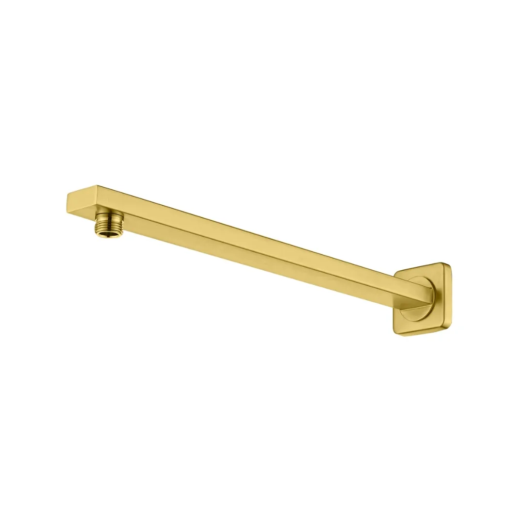 Haste Quadrada Ouro Escovado 40 Cm Lexxa Bagno