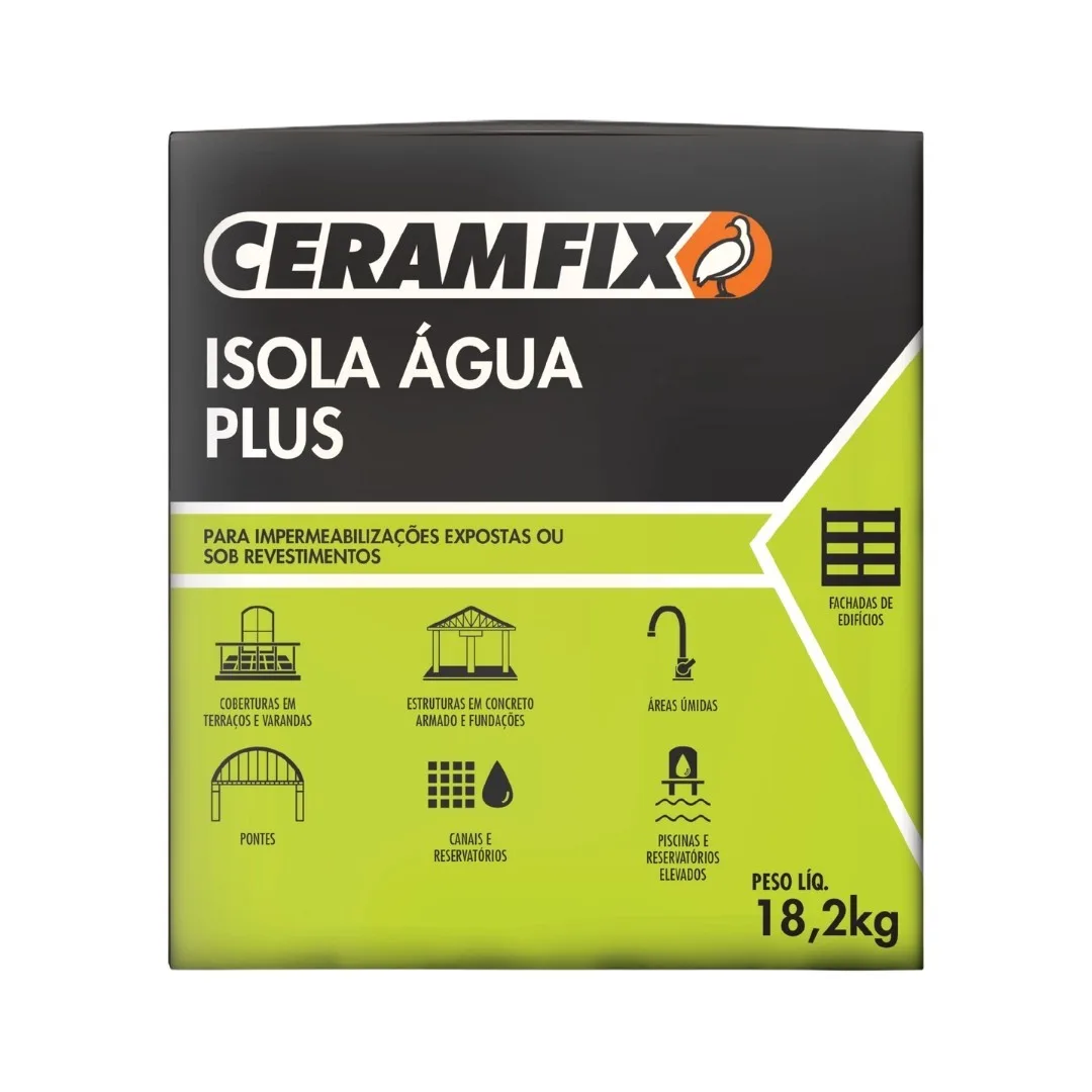 Impermeabilizante Isola Água Plus Ceramfix 18kg