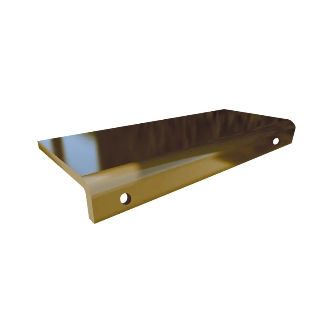 Kit 2 Cantoneira para Ralo Oculto Linear Gold