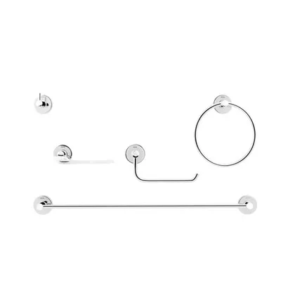 Kit Acessórios para banheiro Docol Hope (5 peças) Cromado