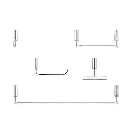 Kit Acessórios para banheiro Docol Idea (5 peças) Cromado