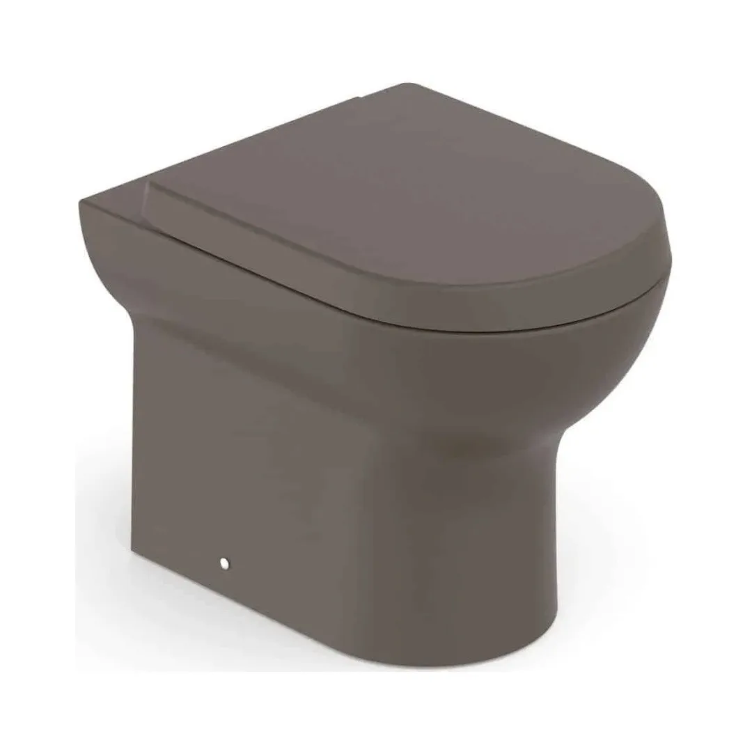 Kit de Bacia Convencional e Assento Termofixo Nexo Roca Cafe