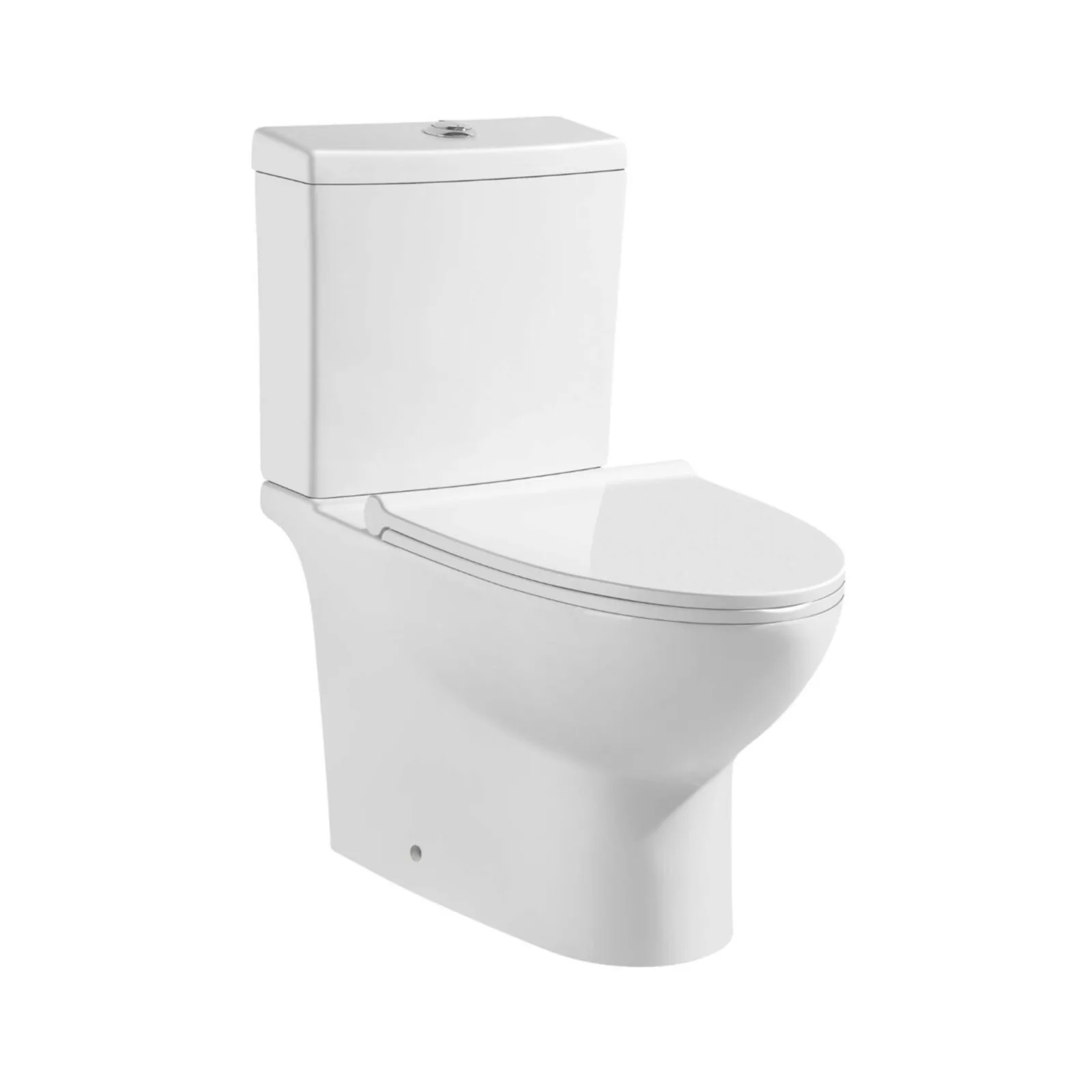 Vaso Sanitário Completo com Caixa Acoplada Duplo Acionamento Dax Nilo Branco