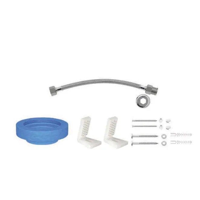 Kit Deca para Instalação Lateral de Bacia Sanitária com Caixa Cromado