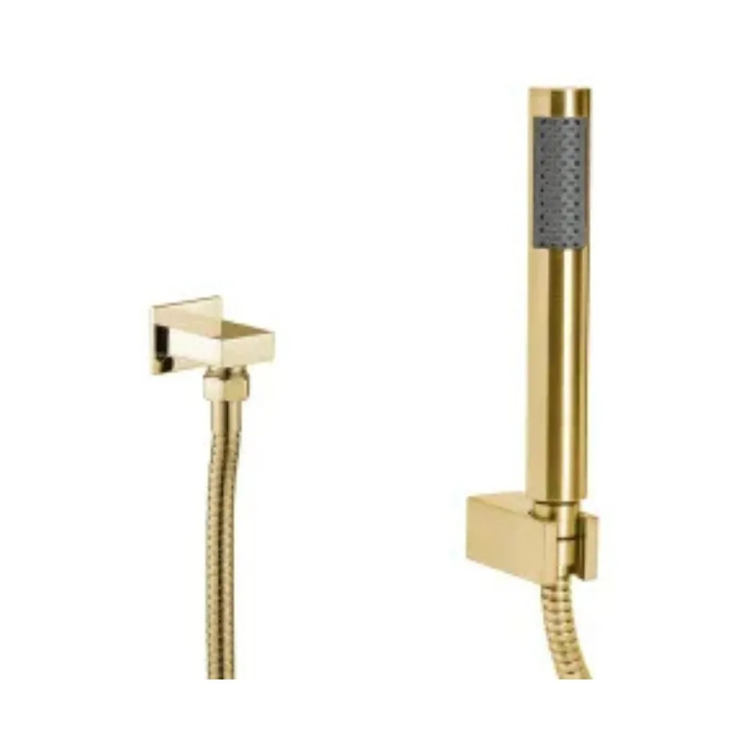 Kit de Ducha Manual para Chuveiro Brushed Gold Doka Rainbow