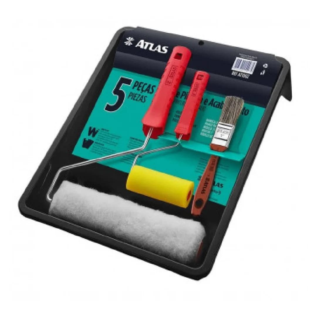 Kit Tintas Atlas P/pintura 5 Pc 1002