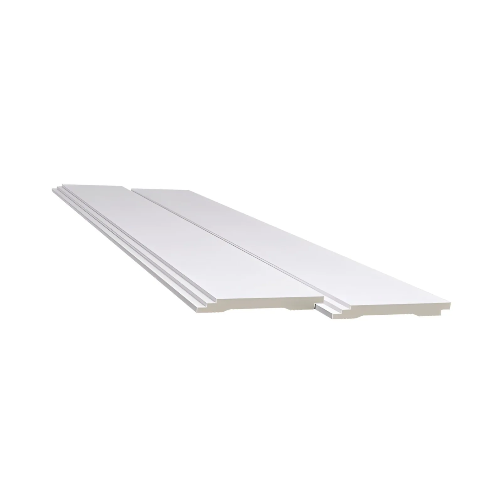 Lambri de Poliestireno 656 10cm Branco Santa Luzia