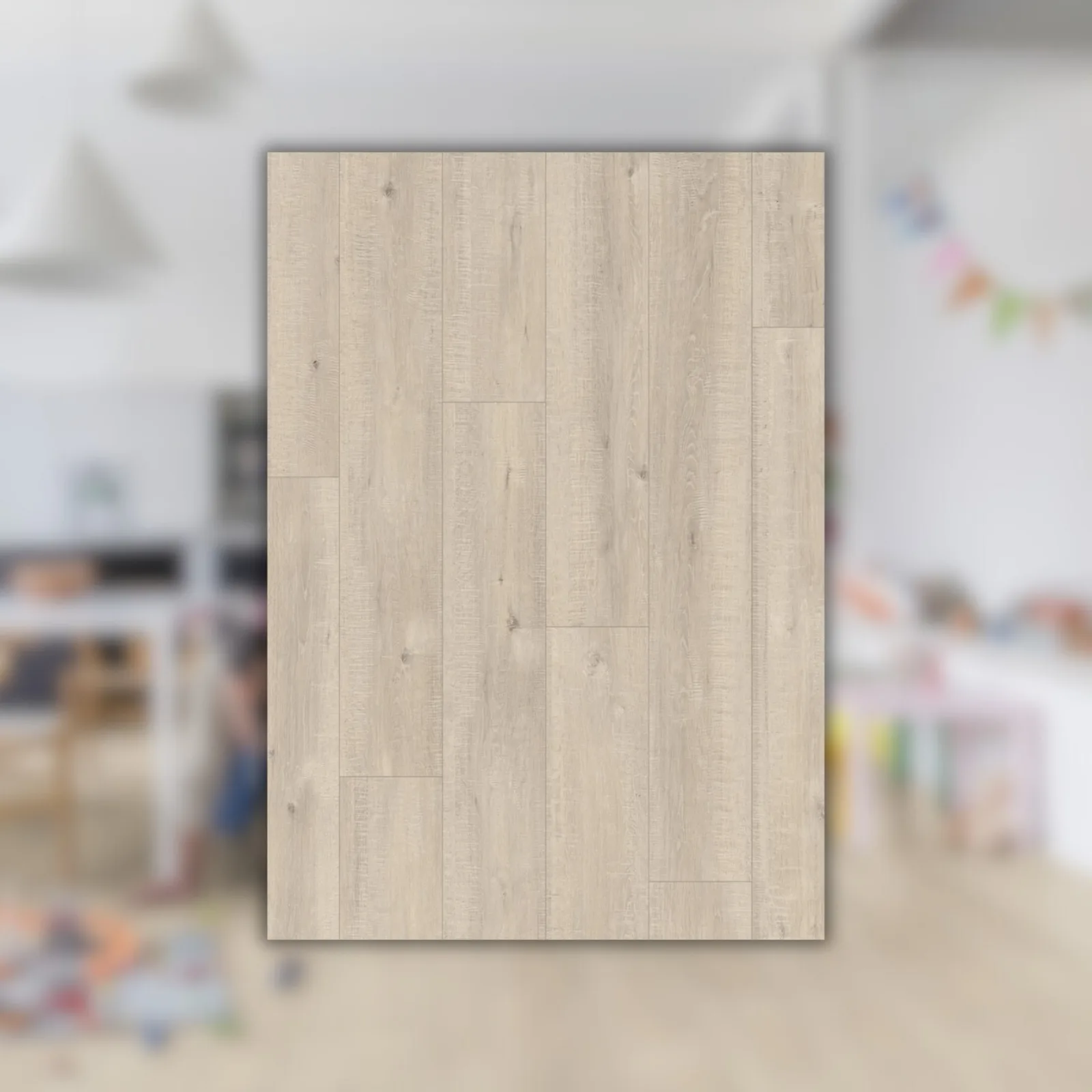 Laminado Quick-Step Bege 138X19,0 Impressive IM1857 Carvalho Bege Serrado