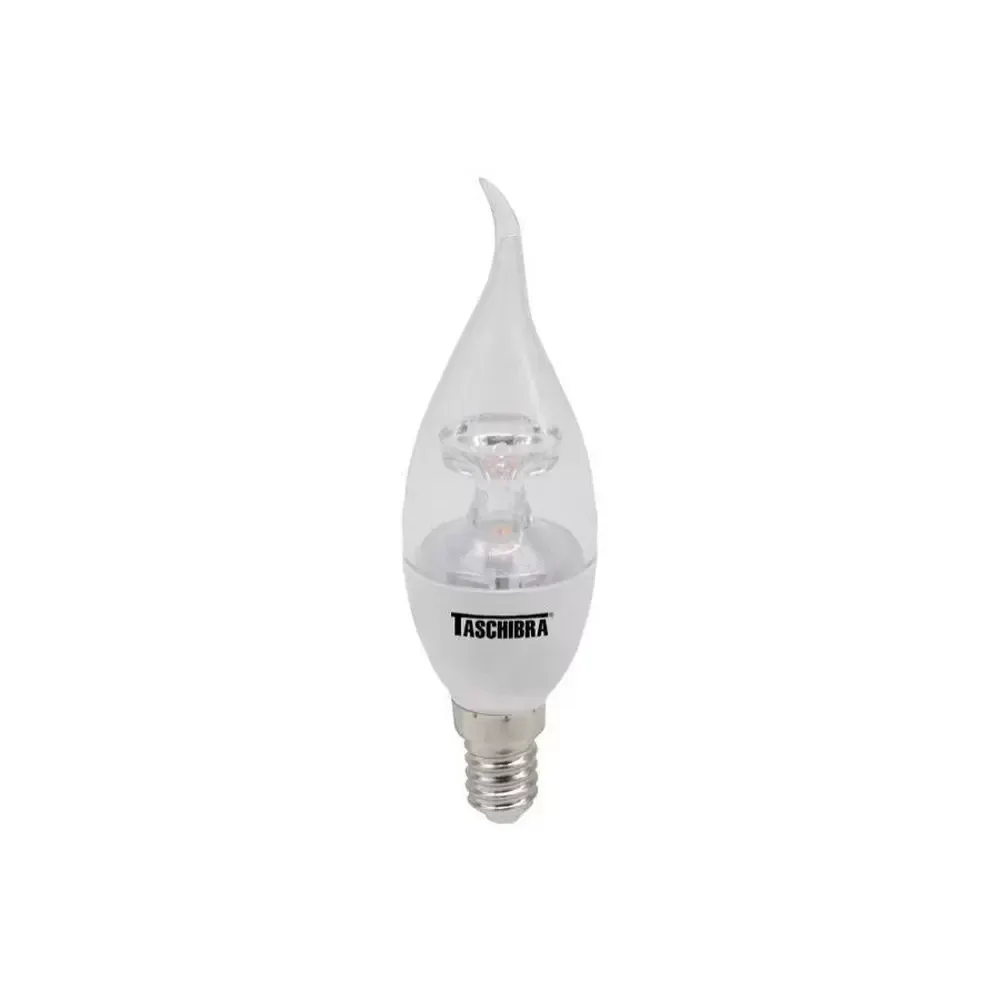 Lâmpada Taschibra Led Vela Bico Torcido Tvl 25 / 3w 2700k E14
