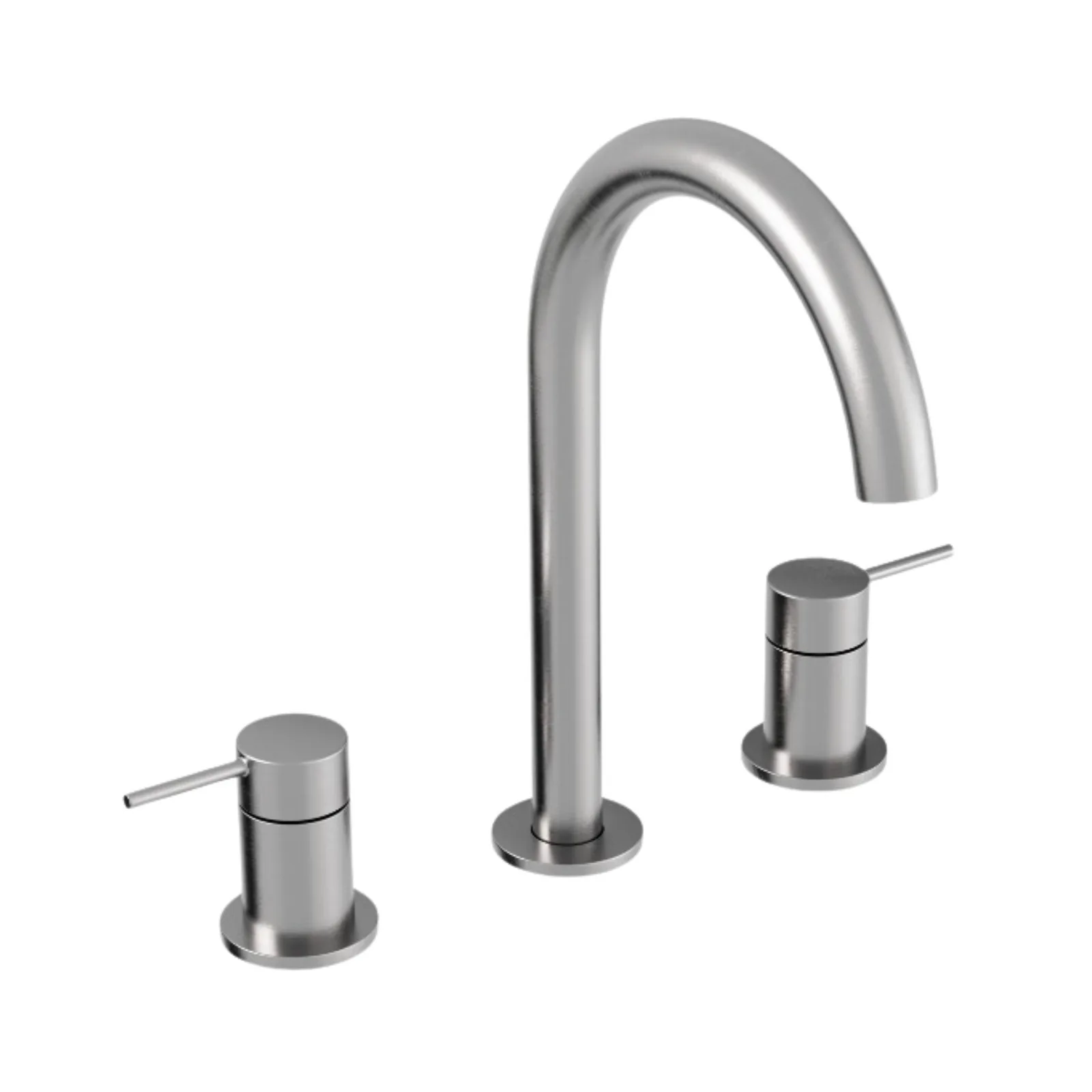Misturador de Bancada para Lavatório Brushed Nickel Doka Loop