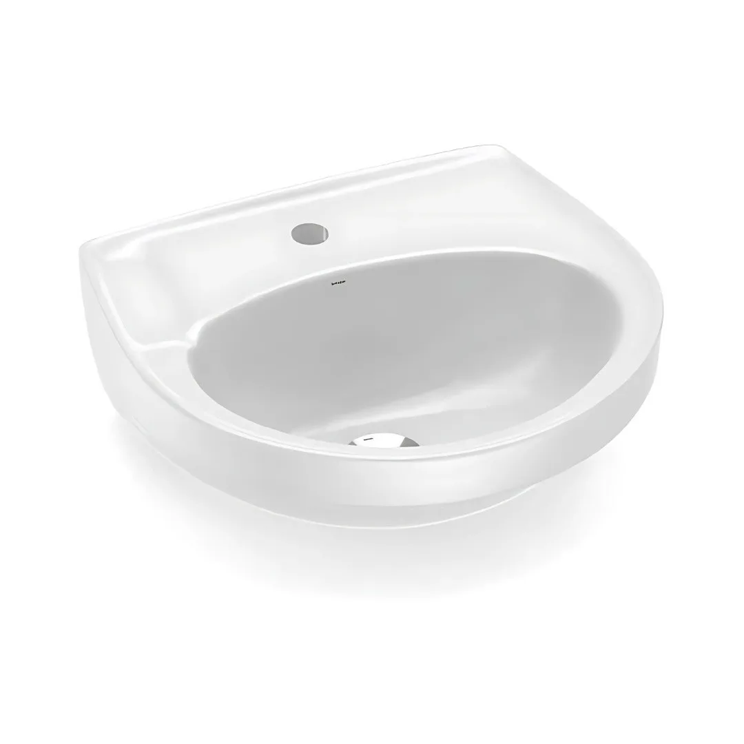Lavatório sem Ladrão para Coluna 470x425mm Incepa Zip Branco