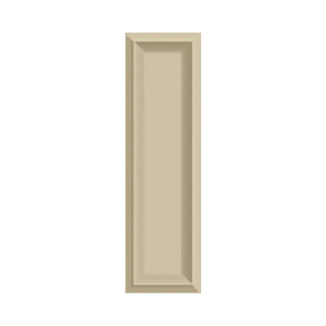 Listello Bege Brilhante 8x25 Ceusa Invertido Fendi Bold "A"