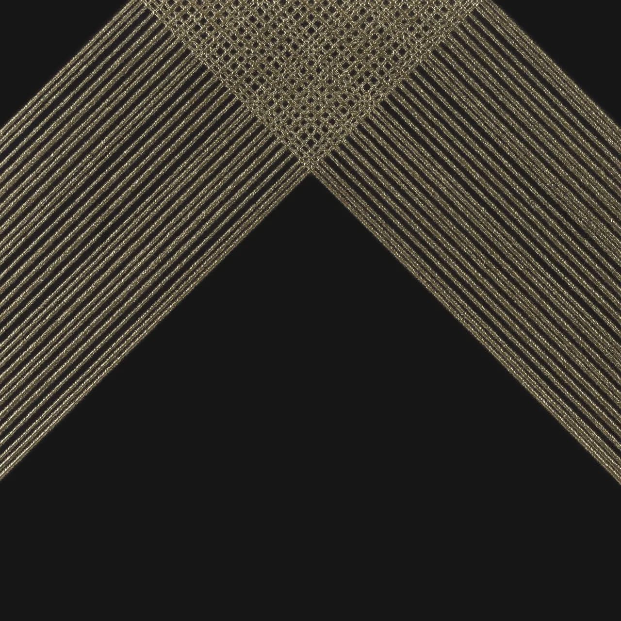 Listello Decortiles Outline 2 Black Gold Acetinado (9pç /caixa)