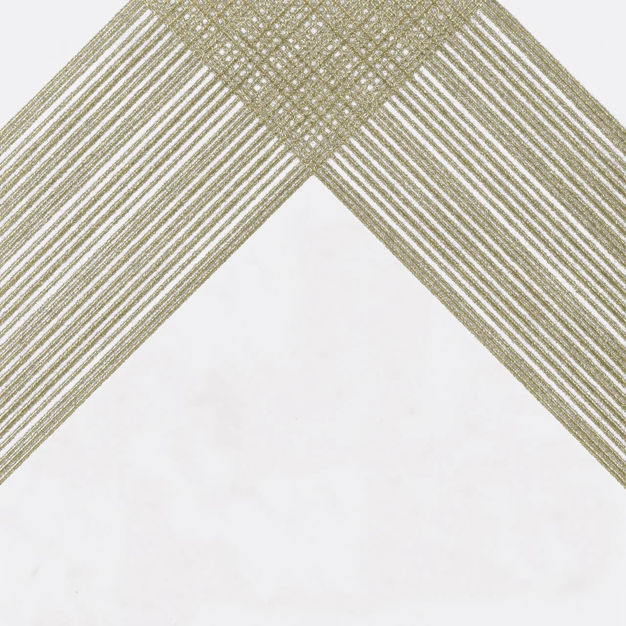 Listello Decortiles Outline White Gold Acetinado (9pç /caixa)
