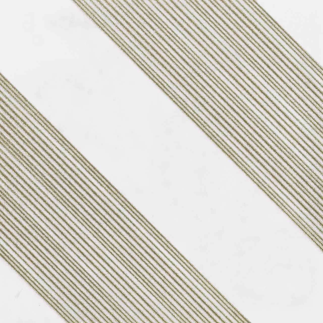 Listello Decortiles Outline1 White Gold Acetinado Branco