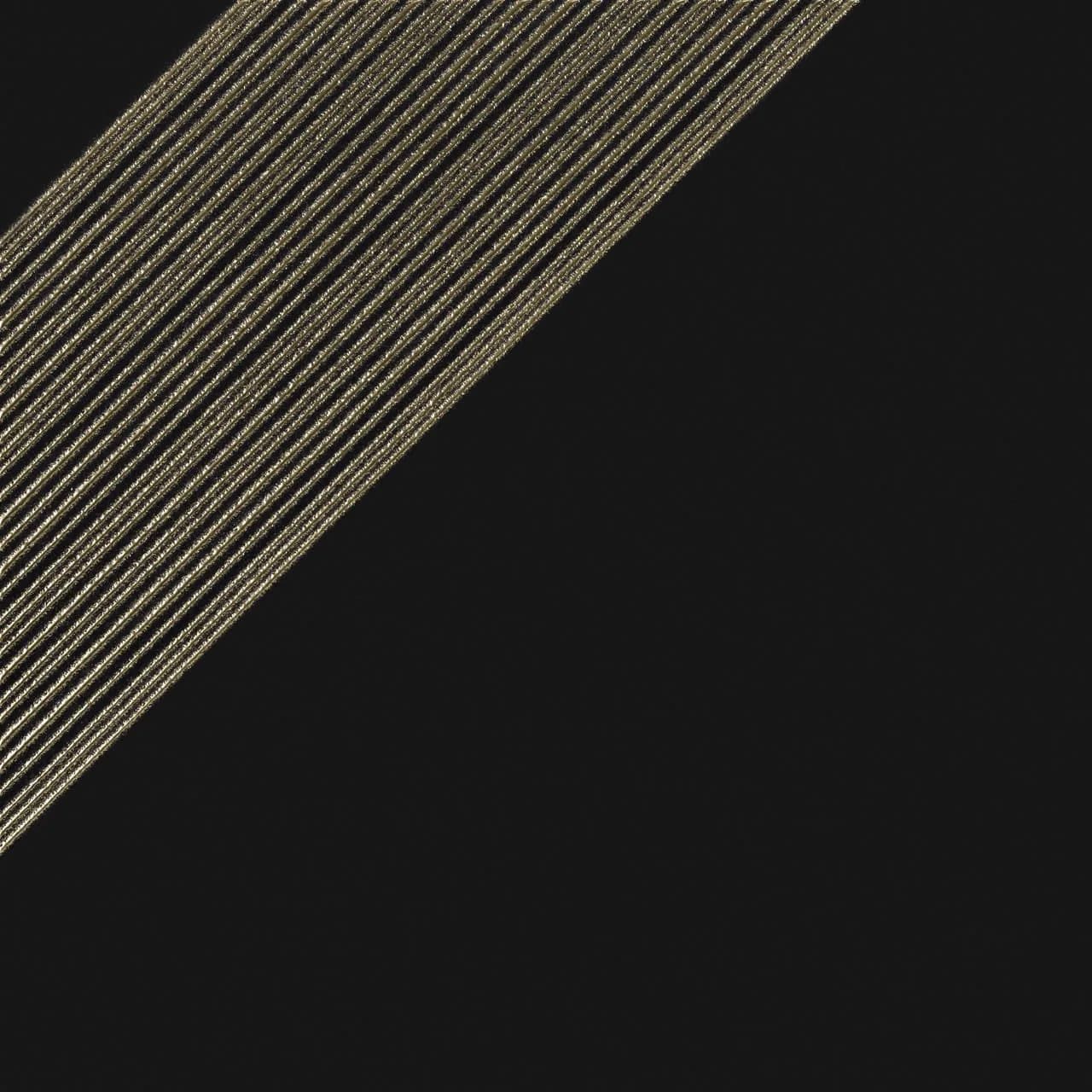 Listello Decortiles Outline3 Black Gold Acetinado