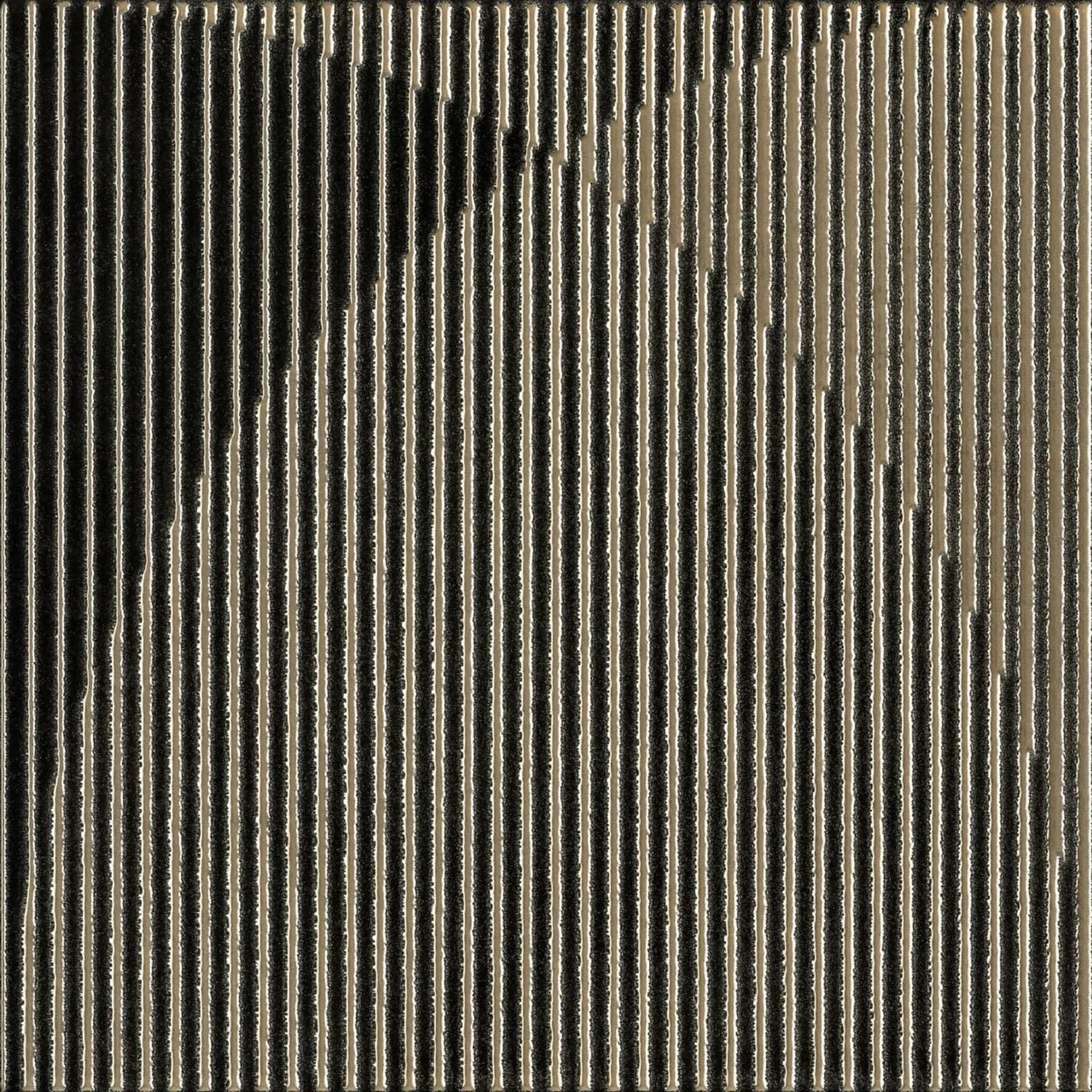 Listello Preto Acetinado 29x29 Decortiles Tintoretto Dark Acetinado RET "A"