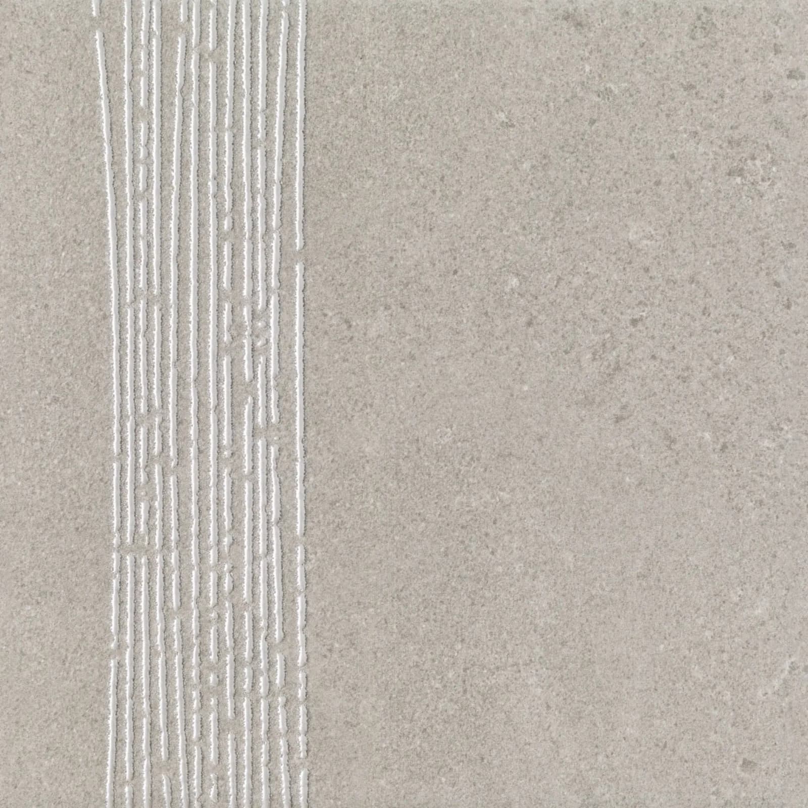 Listello Cinza 20x20 Eliane Khali Duna Mix Gris Perola Bold "A"