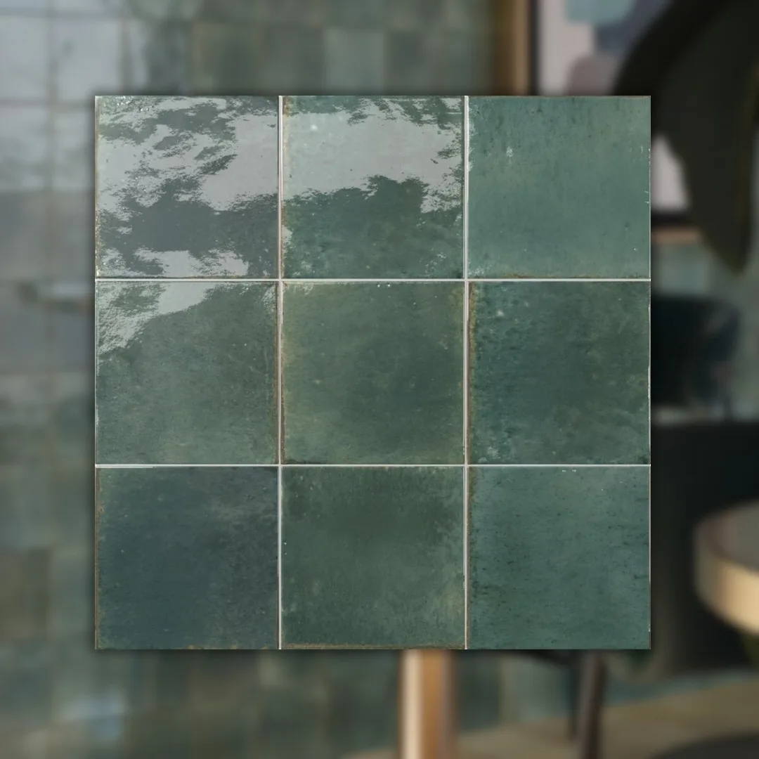 Listello Verde Ultra Brilhante 14,7x14,7 Dune Piccola Agadir Selva
