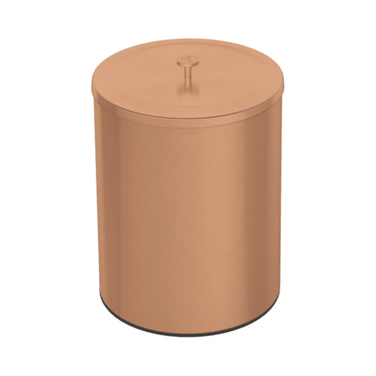 Lixeira 5L para Banheiro Inox Acetinado Rose Gold Tramontina Útil