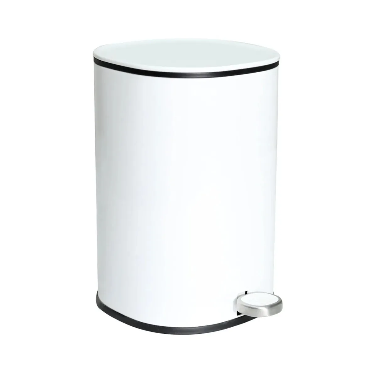 Lixeira 5L com Pedal DeBacco Branca