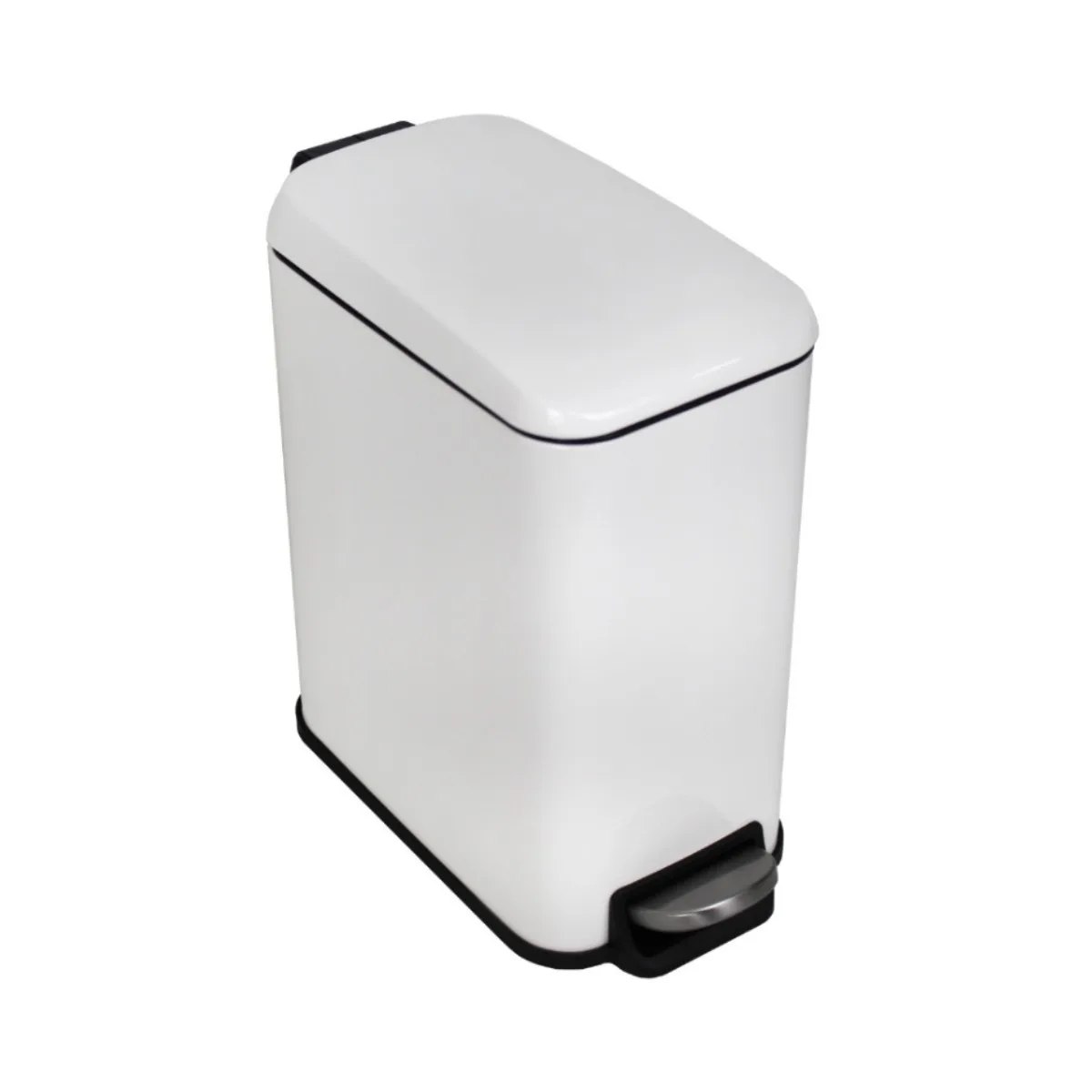 Lixeira 5L com Pedal DeBacco Branca