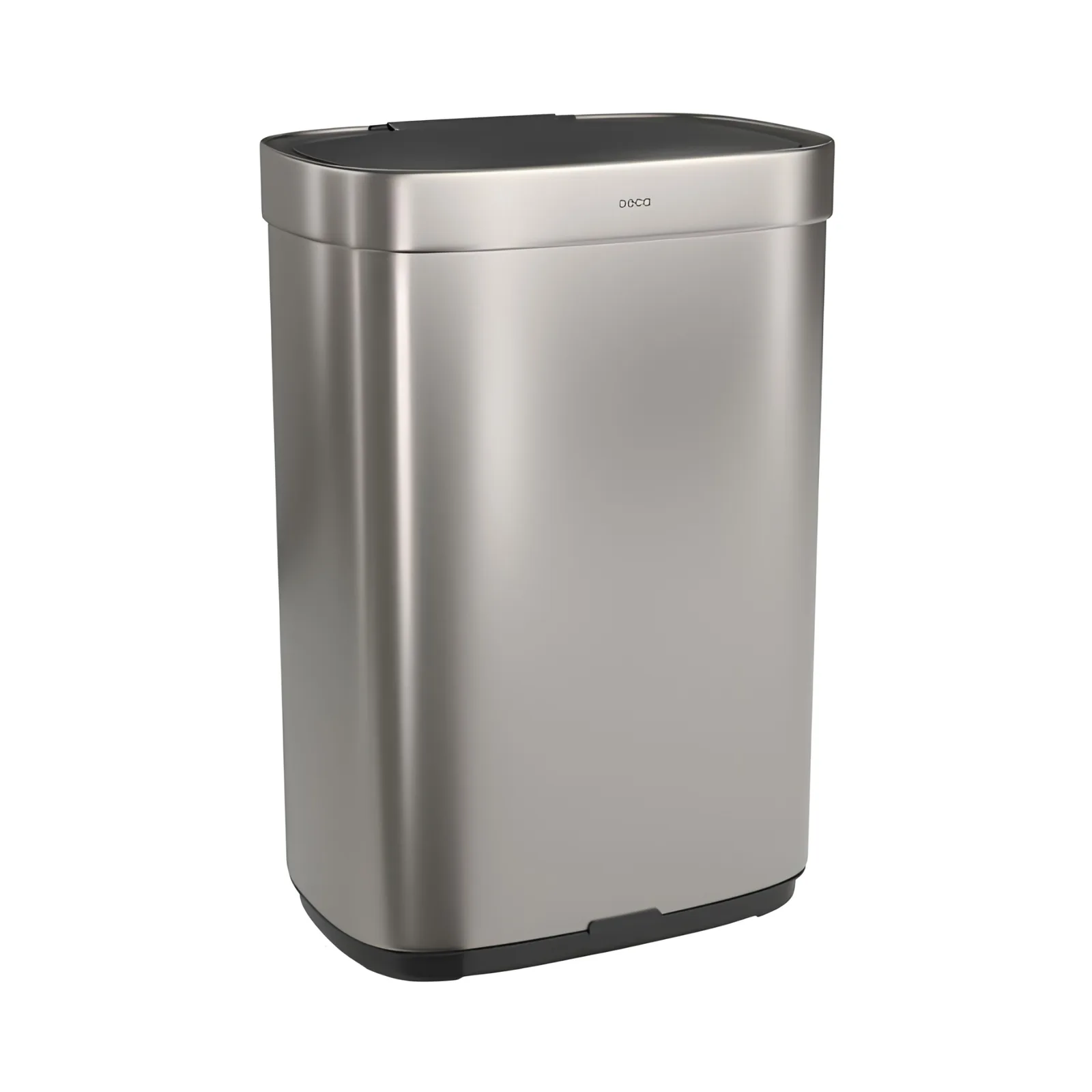 Lixeira Quadrada 50L Inox Deca Suprema