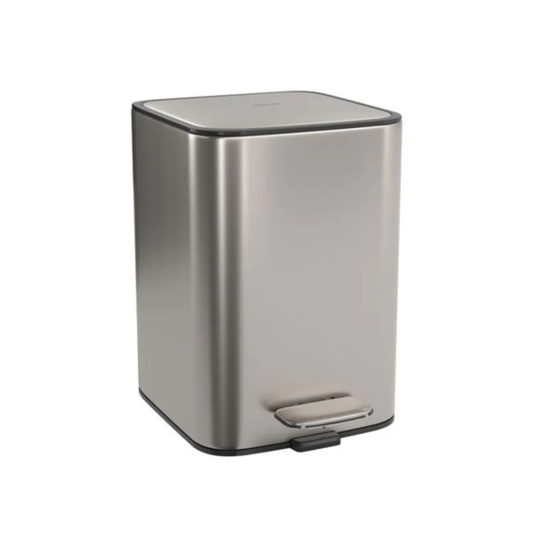 Lixeira Quadrada 5L Inox Deca Suprema