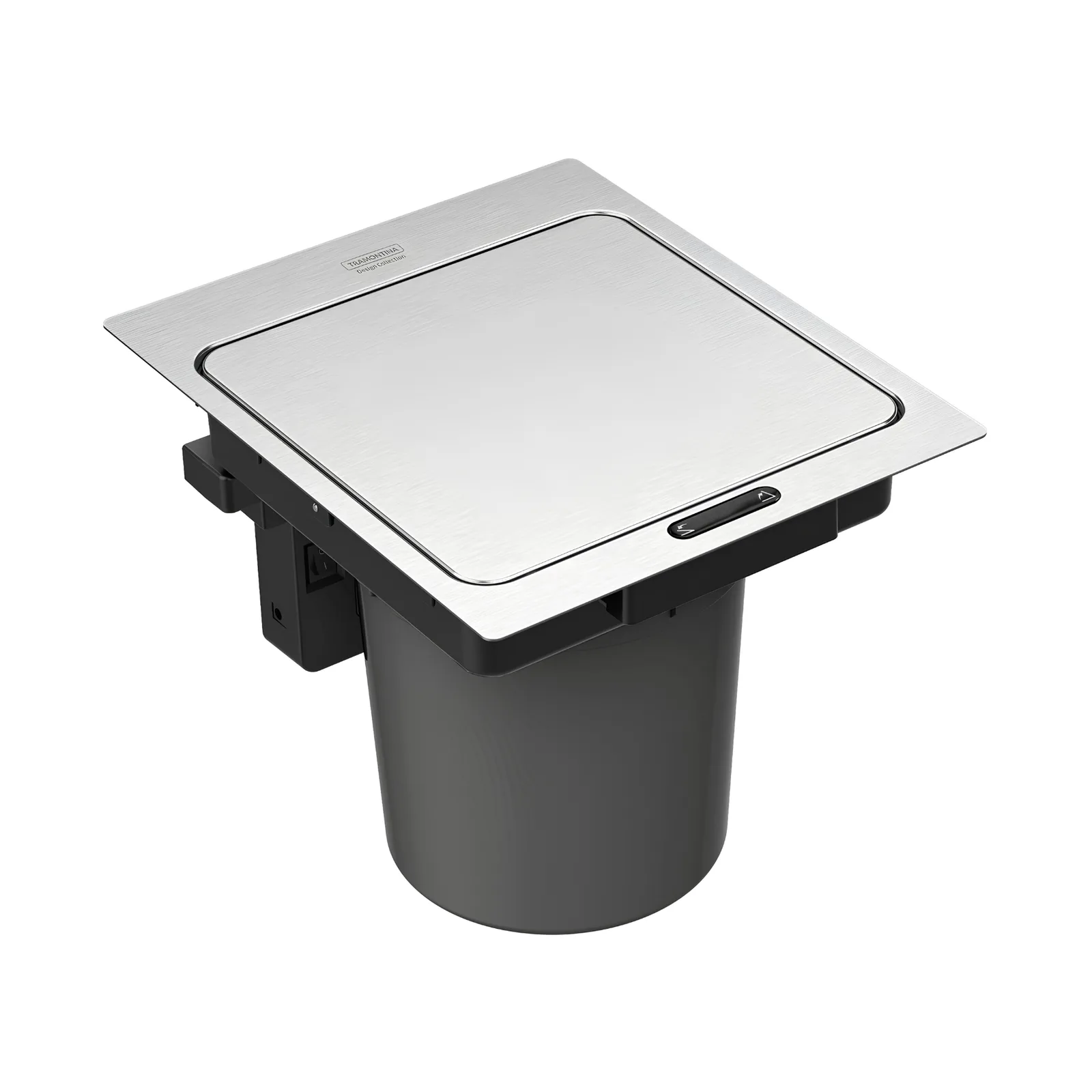 Lixeira de Embutir com Sensor Aço Inox Tramontina Next 5L
