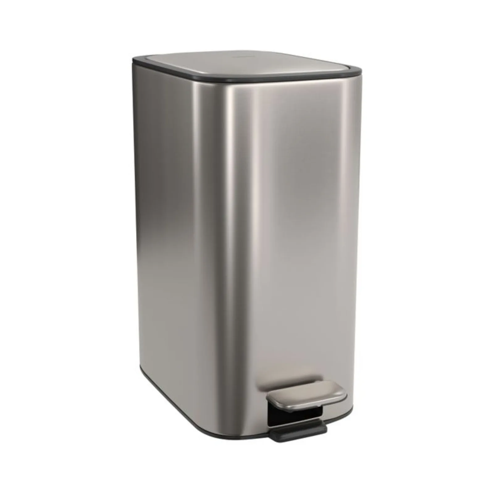 Lixeira Quadrada 11L Inox Deca Suprema