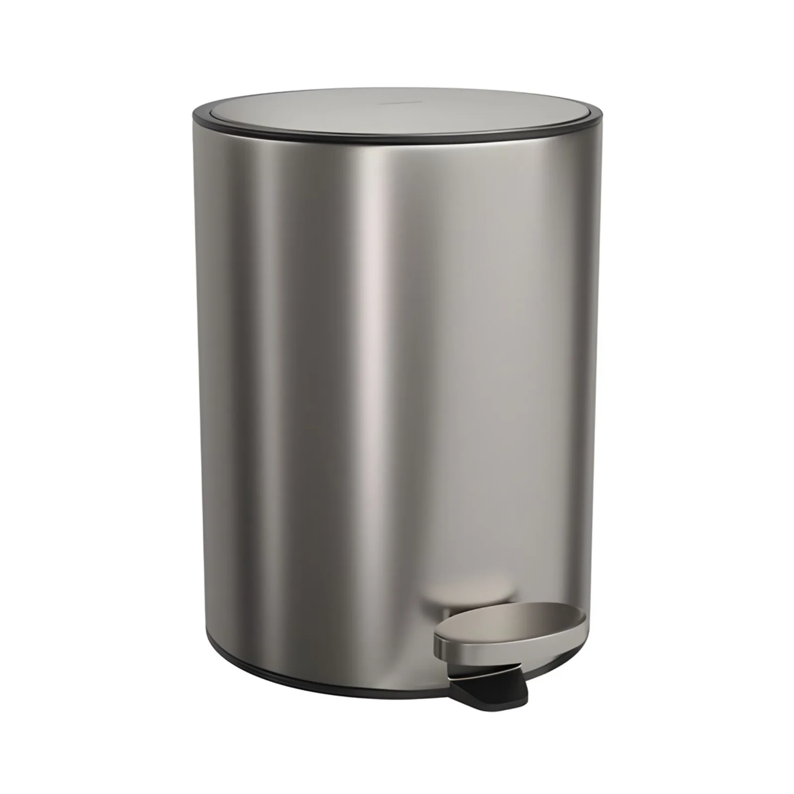Lixeira Redonda 5L Inox Deca Supreme
