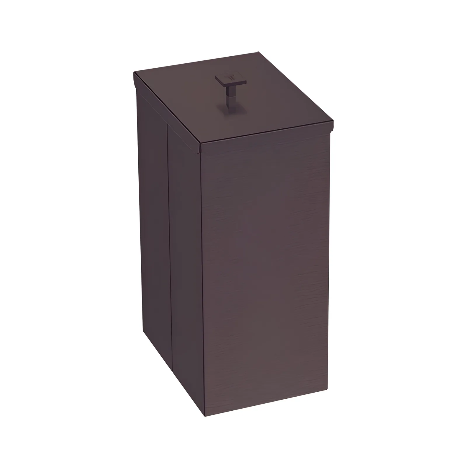 Lixeira Tramontina Luz Slim em Aço Inox com Acabamento Black Matte 5,5L