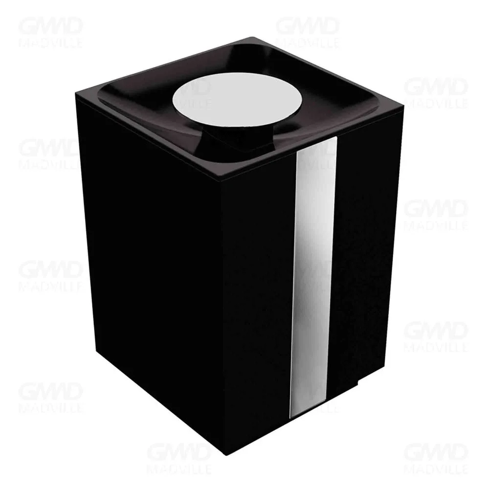 Lixeira Zen Miss/woman 5 Lt Cromado/Preto