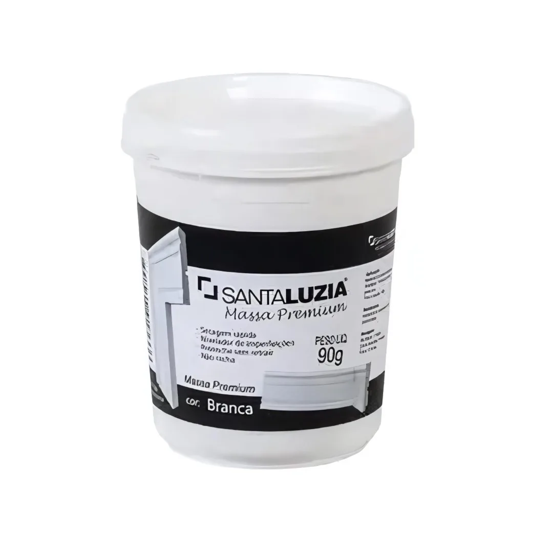 Massa Flex Para Rodapé Branca 90 g Santa Luzia