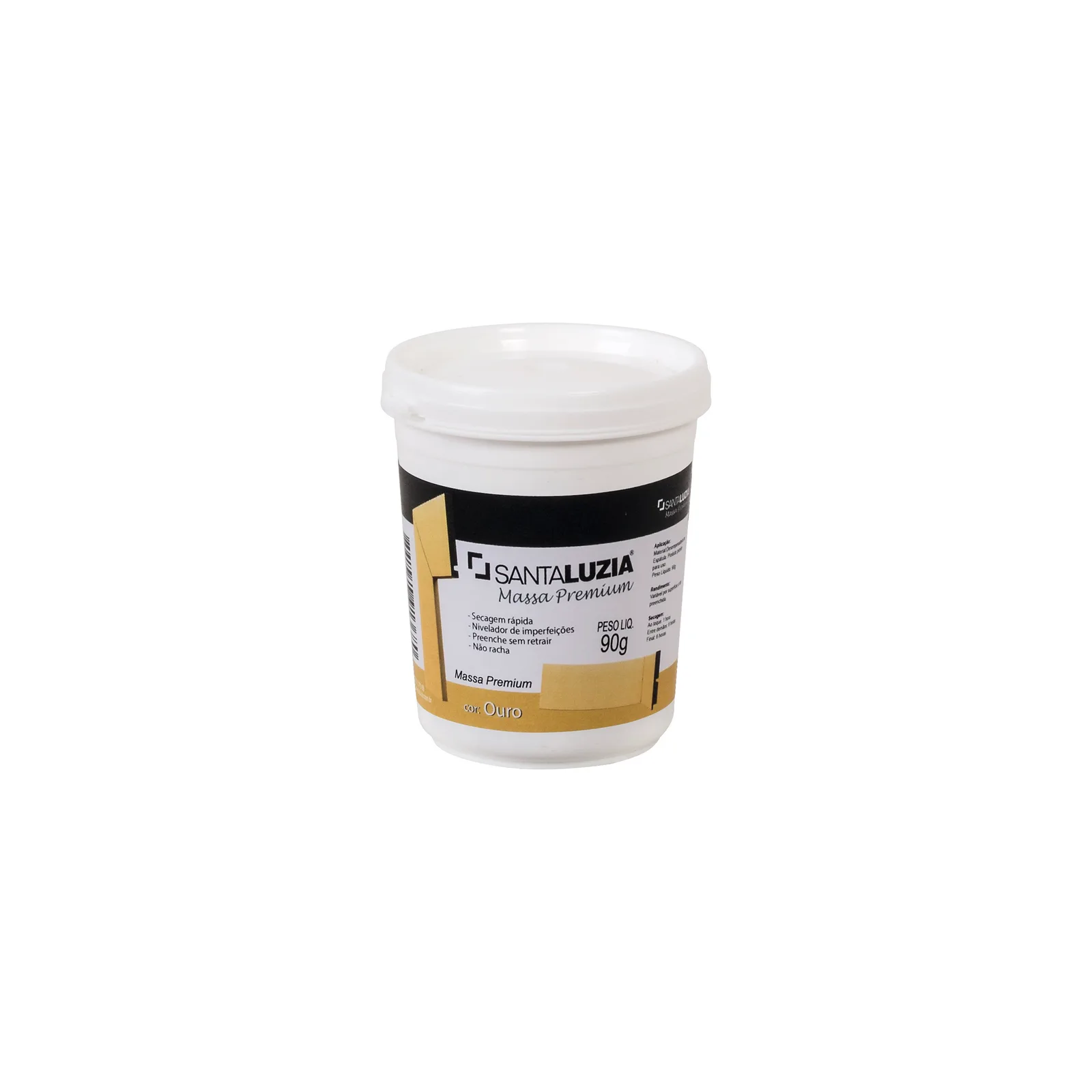 Massa Flex Santa Luzia 90gr para Rodape Ouro