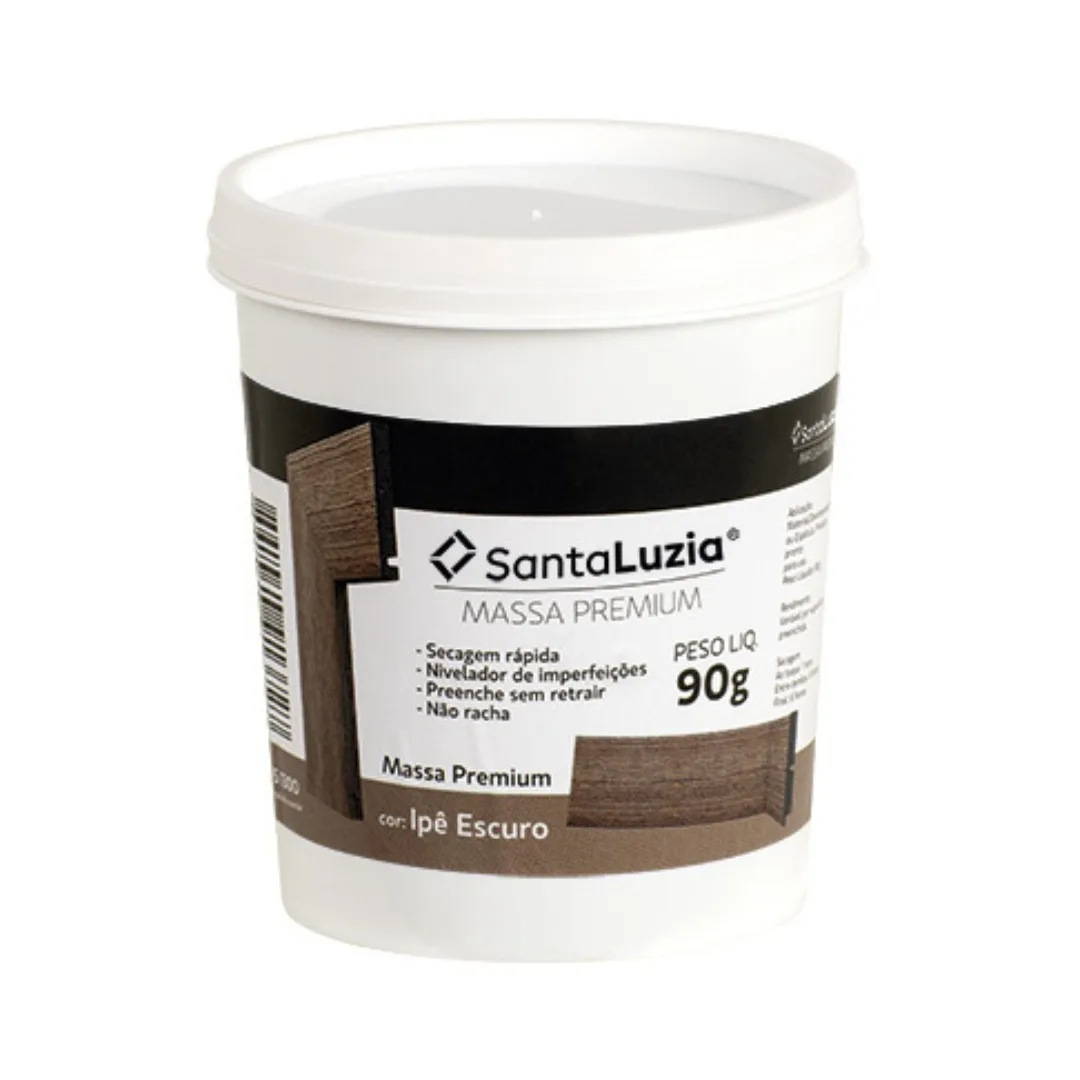 Massa Premium Flex Ipê Escuro 90g Santa Luzia