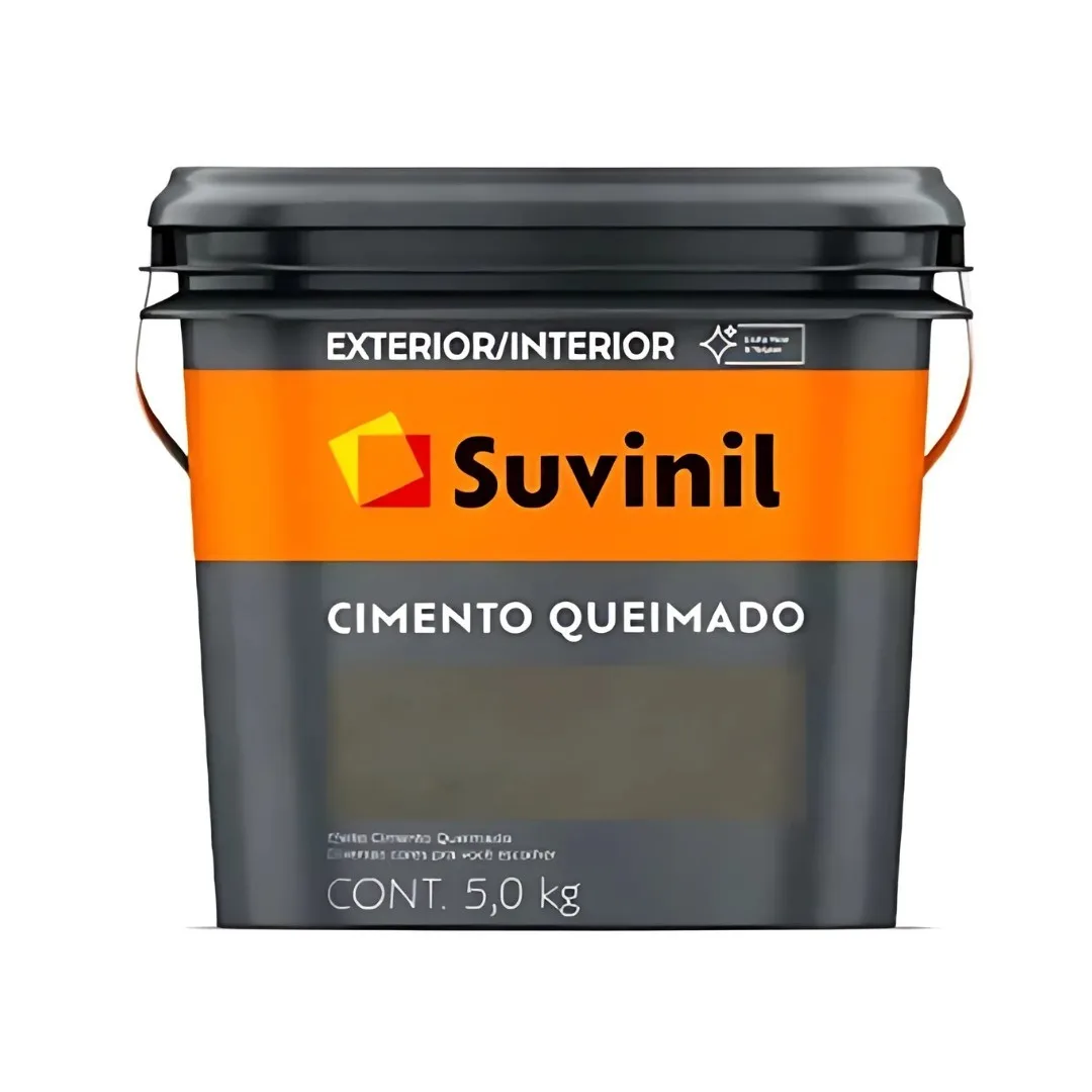 Massa Suvinil Efeito 5kg Cimento Queimado Avenida Expressa