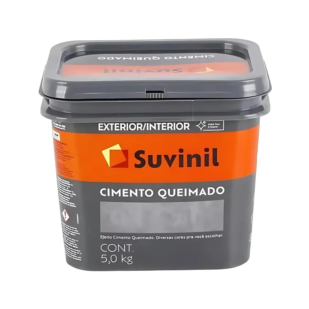Massa Suvinil Efeito Cimento Queimado Cinza